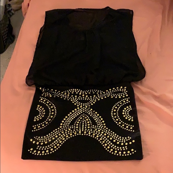 Deb Dresses & Skirts - Deb mini dress in black